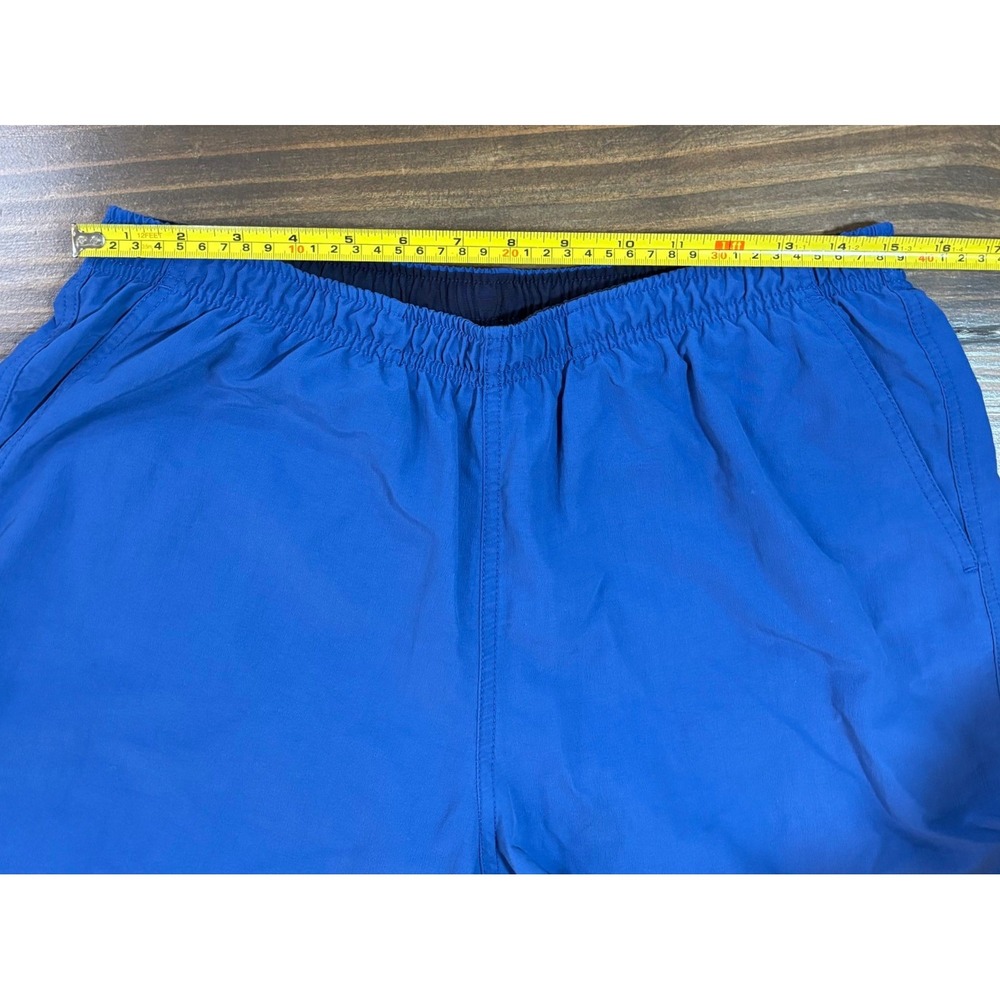 LL Bean Mens Supplex Nylon Swim Trunks Blue Mesh Lined Shorts Medium - Picture 4 of 11